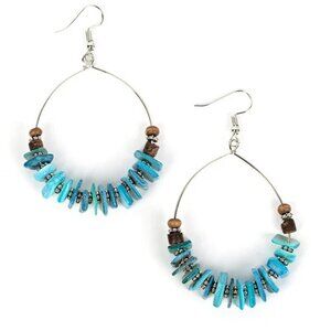 Paparazzi Hawaiian Kiss Blue Earrings